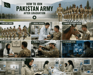 how to join pak army after graduation